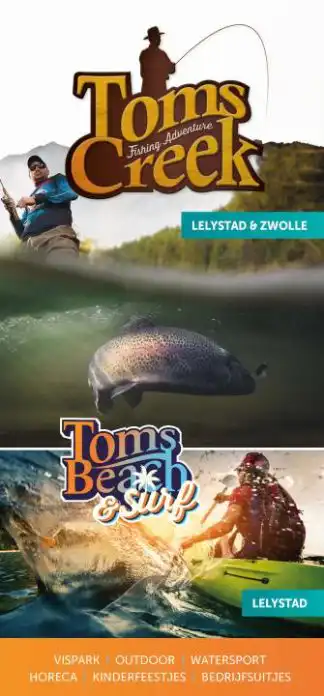 Tom's Creek Fishing Adventures - Lelystad