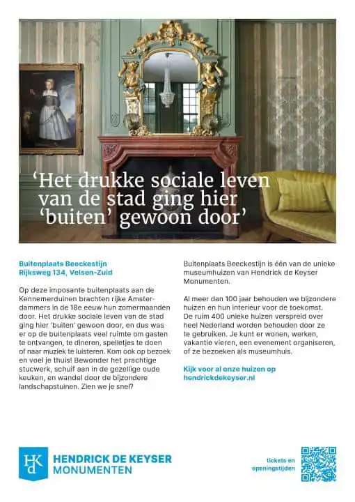 Museumhuizen Buitenplaats Beeckestijn - Velsen-Zuid - Afbeelding 2