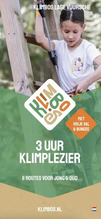 Vlakbij Baarn ligt Klimbos Lage Vuursche met 11 klimroutes. Een klimparadijs!