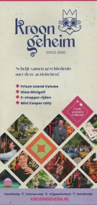 Kroongeheim ligt verstopt in de dichte Veluwse bossen van het Kroondomein bij Uddel.